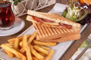 Sujuk Toast Sandwich