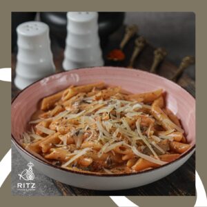 PINK PASTA with mushroom
