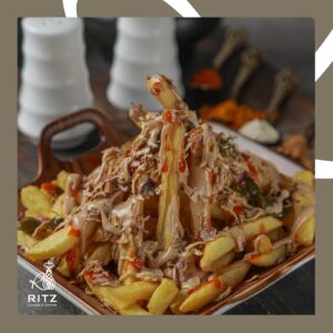 spicy classic fries - homemade BBQ MAYO sauc